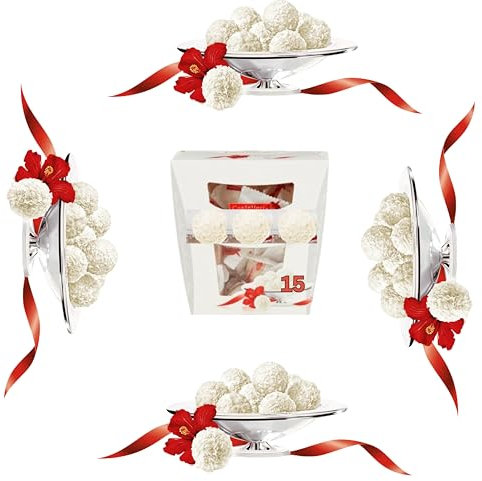 Ferrero Raffaello Pralines, cadeau de chocolat blanc, cadeaux de mariage, cadeaux pour femmes et hommes, cadeaux pour enseignants, boîte à chocolat de fête, noix de coco, amande entière croquante et