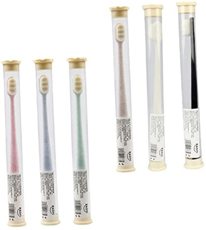Healeved 6St Wangan Haarzahnbürste Reinigungswerkzeuge klassische Zahnbürste Standard Zahnbürsten heizlùfter einzelverpackung Werkzeug für die Zahnpflege Zahnbürste für die Mundpflege pbt
