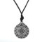 IOETSEUT Herren Halskette Silber Kreuz Halskette personalisiert Symbol Yoga Anhänger Halsketten für Meditation Wachstum Heilung Reichtum Amulett Talisman Männer Vintage Hindi Schmuck das Geschenk