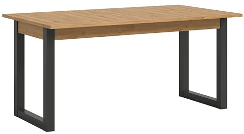 Newroom Esstisch ausziehbar Wildeiche Grau Esszimmertisch modern