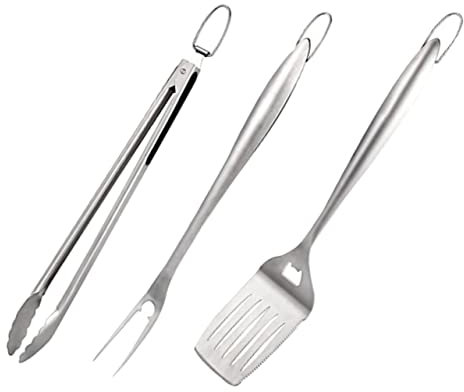 Campingkocher Grillaufsatz Aus Edelstahl Grillbesteck-Set Für Außenbereich Grillzubehör Mit Aufhängeloch