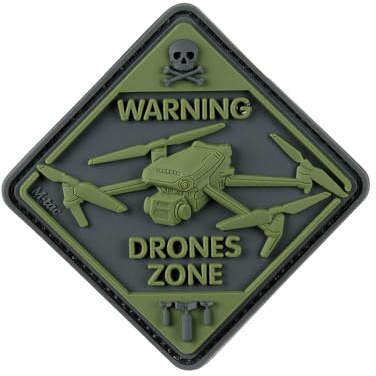 M-Tac Aufnäher Drone Zone PVC, Olive