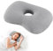 Mineup Piercing Kissen mit Loch, 44 cm Piercing Ear Hole Pillows, Piercing Kissen Ohr, Ohrkissen für Ohr gegen Ohrenschmerzen, Sleepingring Für Seitenschläfer Zur Schmerzlinderung Im Ohr, Grau