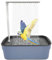 WDKXCN Vogeldusche Wellensittich, Wellensittich Dusche mit Automatischer Wasserzirkulation, Automatische Vogel Dusche, Vogel badewanne für Wellensittiche, Sittiche, Pfingstrosen Und Mittelgroße Papag