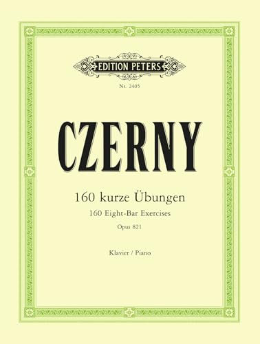 160 kurze Übungen op. 821: für Klavier (Edition Peters, 2405)