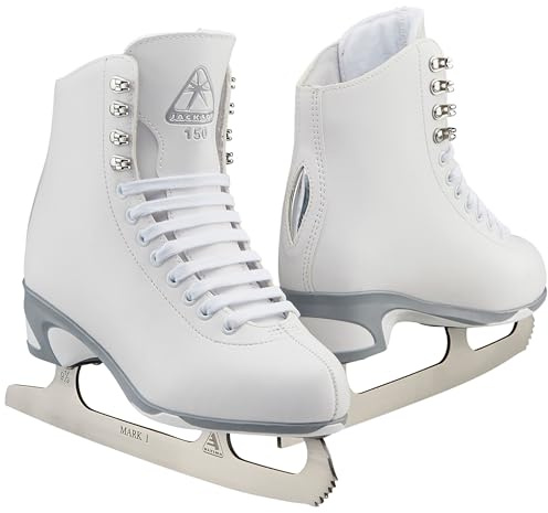 Jackson Ultima Mädchen Finesse Eiskunstlauf, weiß, Womens Size 6