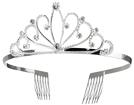 Boland - Haarreif Königin Victoria | Tiara aus Metall für Kostüm, Karneval und Mottoparty, Prinzessin, Märchen