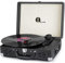 1 BY ONE Platine Vinyle Bluetooth Tourne Disque Transportable Immitation Bois,3 Vitesses avec Enceinte Interne, Prise USB pour MP3, AUX in et Prise RCA