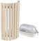 Kit d'éclairage de Sauna Abat-jour Sawo 914-VA de Tremble avec E27 IP54 Lampe de Sauna et Câble de Silicone 5m SiHF