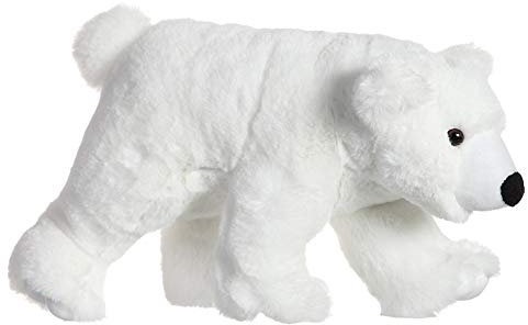 Apricot Lamb Plüsch Weich gefüllte Tiere Martial Polar Bear Polarbär Eisbär Kuscheltier für Kinder und Baby 25cm