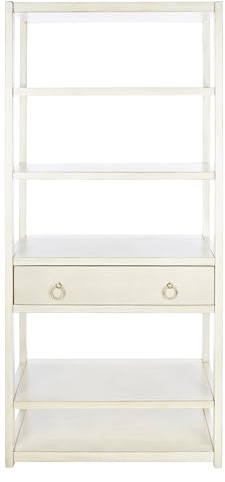 Safavieh Home Collection Johni Antique White and Gold 5-Shelf Storage Etagere