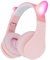 Auriculares PowerLocus Inalámbricos Bluetooth de Diadema Plegable, Cascos con Micrófono para niñas y niños con 85DB Volumen Limitado, Ajustable