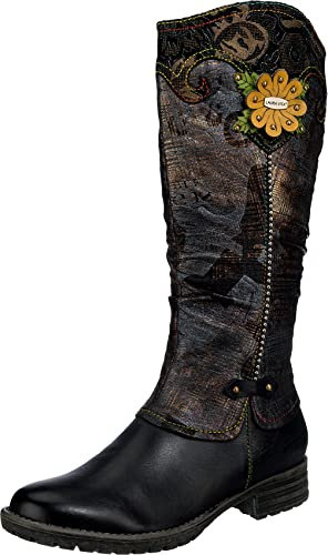 Laura Vita Signore Stivale in Pelle Gacmayo 15, Numero:37 EU, Colore:Nero