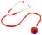 Hospitrix Stethoskop Super Line Plus mit GRAVUR (Verschiedene Farben) (Rot)