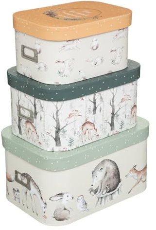 Atmosphera - Caja de Almacenamiento para niños - Juego de 3
