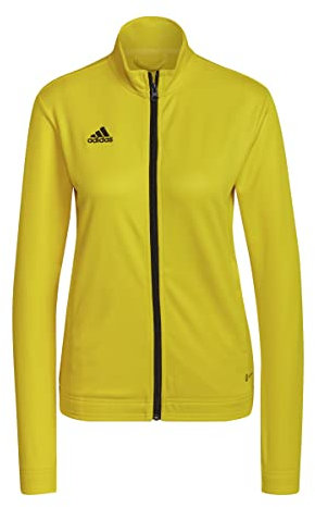 adidas Donna Entrada 22 Track Jacket, Team Yellow / Black, S