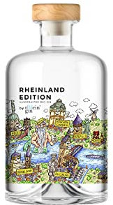 r[h]eingin Rheinland Edition | by Jacques Tilly | 500ml Einzelflasche | 46% vol | Handcrafted Dry Gin | hochwertiger Gin | Geschenkidee
