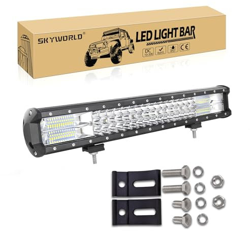 SKYWORLD 288W LED Nebelscheinwerfer, Spot Flutlicht, IP67 Wasserdicht, für Bagger, Traktoren, Schlepper, Gabelstapler, ATV, LKW, Offroad 4x4