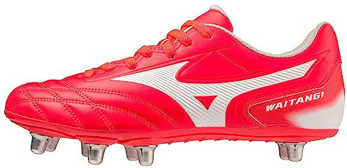 Mizuno Shoe WAITANGI CL, Shoes Unisex Adulto, Fiery Coral 2/White, 40.5 EU