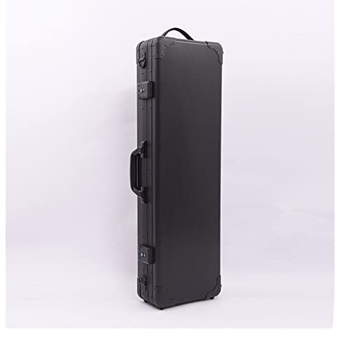 Geigenkoffer Neuer 3/4-4/4 Geigenkasten Aus Aluminium-Magnesium-Legierung, Quadratischer Geigenkasten Mit Superhoher Härte (Color : 01)