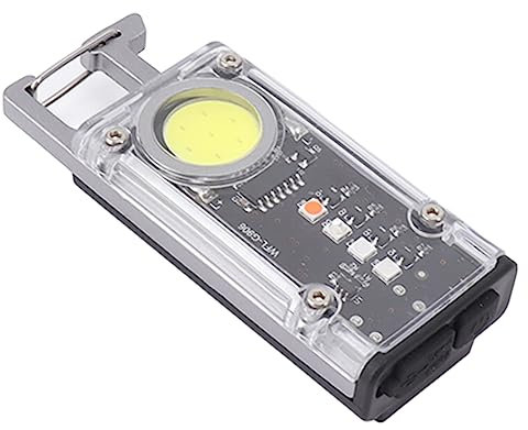 Superhelle Mini-Schlüsselanhänger-Taschenlampe COB-Taschenlampe Wiederaufladbare LED-Taschenlampe tragbares Arbeitslicht