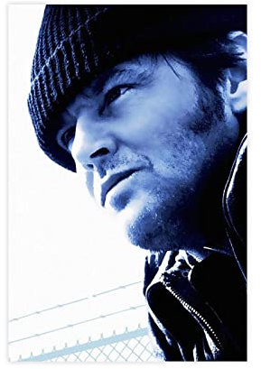 KOURT One Flew Over The Cuckoo's Nest Poster Filmposter Leinwand Wandkunst Dekor Druck Bild Gemälde für Wohnzimmer Schlafzimmer Dekoration Rahmen: 50 x 75 cm