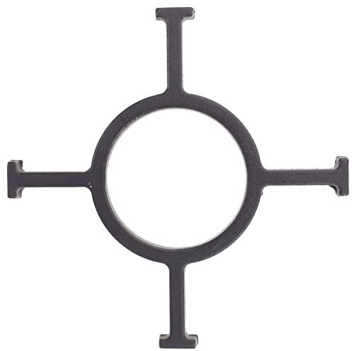 PAREKS Wok Ring Wok Rack: quemador de gas para horno de hierro, antideslizante, soporte para ollas, accesorios de cocina para cocina, camping, cocina, color negro