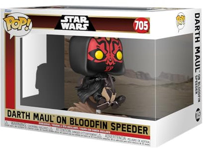 Funko POP! Rides Deluxe: Star Wars Episode 1 The Phantom Menace Anniversary - Darth Maul on Bloodfin - Collectable Vinyl Figure - Gift Idea - Official Merchandise - Toys for Kids & Adults