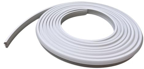 Guarnizione di alta qualità per porte e finestre in legno, 5 metri, colore: bianco (bianco)
