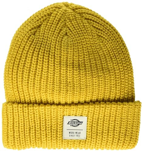 Dickies Herren Fischermütze mit Bündchen Beanie-Mütze, gelb, Einheitsgröße