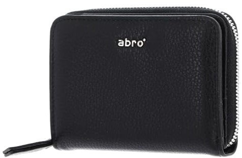 Abro Leather Dalia Wallet Black/Nickel