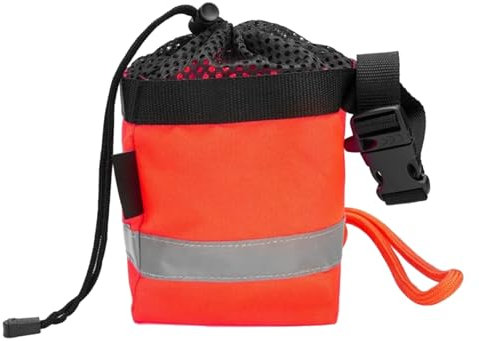 Kayak Rescue Floating Line Nylon Reflective Throw Rope Floating Bag For Fishing Boat Yatch Kayak Sea Raftiing Safety Bag 49.2ft/ 98.4ft 30M