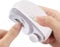 Electric Nail Clipper,Automatic Nail Trimmer,Nail File with Light 2 Speeds,Fingernail Cutter and Manicure 2 in 1 Design Rechargeable Safety Nail Scissors for Caregivers Elderly Kids (White)