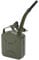 5L Metal Fuel Oil Storage Can with Spout - Petrol, Diesel, Oil & Water Container - Army Green