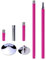VOLDAX Barre de Pole Dance Statique/Rotative, kit de Poteau de Danse en Silicone épais Amovible réglable en Hauteur, Poteau de Danse Portable de 45 mm, pour Le Fitness à Domicile, l'exercice, Le Bar
