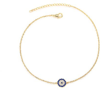 Nazar Fusskette Wasserfest schmuck vor böse Augen schüzuen fuss schmuck