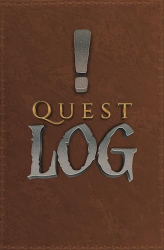 Quest Log: A real-life Motivational Quest Journal for Gaming Enthusiasts & Fantasy Lovers - Over 100 pages to Conquer Tasks, Errands, and Chores - ... - Level up your Productivity! 5.25x8