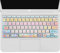 WSLUCKO Keyboard Cover Skin for HP Chromebook 11 x360 11.6,G2/G3/G4/G5/G6 EE/G7 EE 11.6, 14-ca 14-ak14-X Series/HP Chromebook 14 G2 G3 G4 Keyboard Protector,Cute Fruits