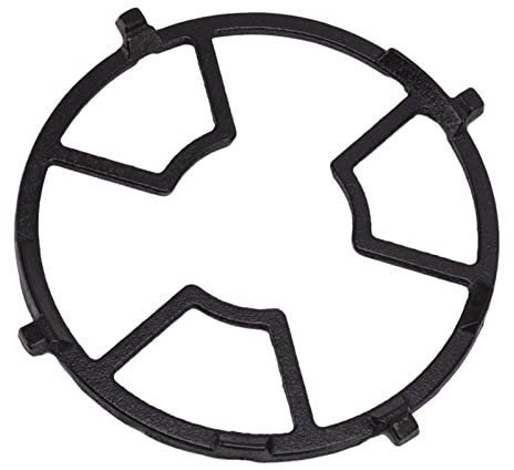 Lybunair 1 Stück Universal Gusseisen Wok Ring, Rutschfester Runder Gasherd Brenner Ständer, Herd Untersetzer Gaskochfelder Aufsatzring für Gasherd, Cooker, Küchenzubehör