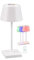 lightling LED Tischlampe Sandro in Weiß, Lichtfarbe einstellbar, RGBW Farbwechsler, Sensordimmer, Akkubetrieb mit USB-C Anschluss, IP44 Outdoor, Ø 13 cm, Höhe 30 cm, Kunststoff