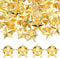 Prasacco 20 Stück Stern Abzeichen Anstecknadel, 1,5 cm Gold Pentagramm Brosche aus Legierung Stern Brosche zum Veteranentag Modische Ansteckernadel für Frauen, Männer
