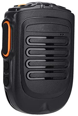 PXQPYMATX Zello Walkie Talkie Handheld Zwei Way Lautsprecher Mikrofon Wireless Bluetooth Ptt Handmikrofonlautsprechermikrofon wiederaufladbar Lautsprechermikrofon für Erwachsene, Unisex, Schwarz