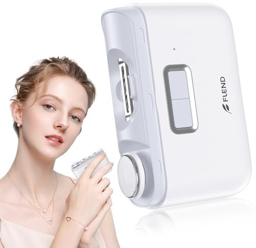 Electric Nail Clipper, 2-in-1 Cutting and Grinding Automatic Nail Clipper, 2-Speed Electric Nail Trimmer with LED Light, Electric Nail Clippers for Babies, Kids, Adults, Elderly