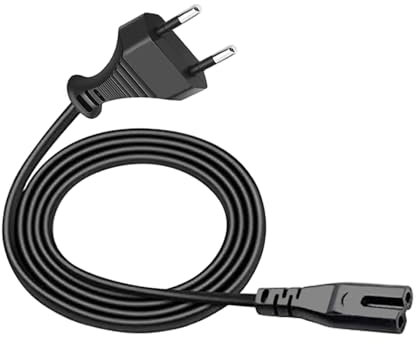 Power Cord Netzkabel 2 polig Replacement for Marshall Acton II 2 III 3 Speaker Stromkabel 2 Prong AC Cable C7 Plug