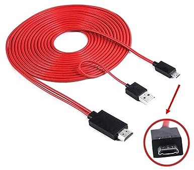 jojofuny MHL Micro USB Auf Adapterkabel 1080P Für Galaxy S3/S4/S5 Und Note 3 Hochwertiges AV TV Kabel Für Optimale Bild Und Tonübertragung