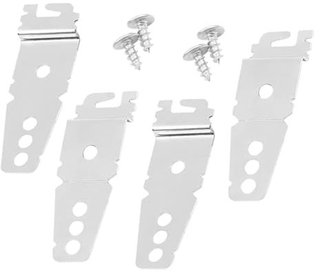 ADOCARN 4pièces Kit De Support Pour Lave-vaisselle Montants Métalliques Pour Installation Sécurisée Accessoires De Réparation Fixation Pour Lave-vaisselle