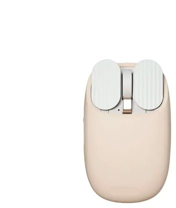 QPSJXN Dot Foundation Mechanische Tastatur mit Baby -Waschbabysschaltern, die mit Windows und OS -rosa Farbe und 3 Verbindungsoptionen kompatibel sind(Milk Tea Edition)