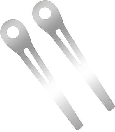 Metall Rasentrimmer Messer, Doppelte Metallklingen mit Unterbodenschutz, Messer Rasentrimmer Set Inkl. Schneidscheibe & Schrauben, Freischneider Zubehör für Akku Rasentrimmer