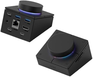 Hagibis USB C Hub mit Shortcut Tasten Drehknopf 2.5G RJ45 4K60Hz 100W | 9-in-1 USB-C Hub mit HDMI 4K, 2.5G LAN, 100W PD und Shortcut-Tasten für MacBook, iPad und Laptop.