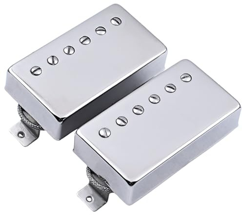 57 Classic 57 Classic Plus Alnico 2 Micro vintage Humbucker PAF en fil tressé pour guitare de style Les Paul Chromé